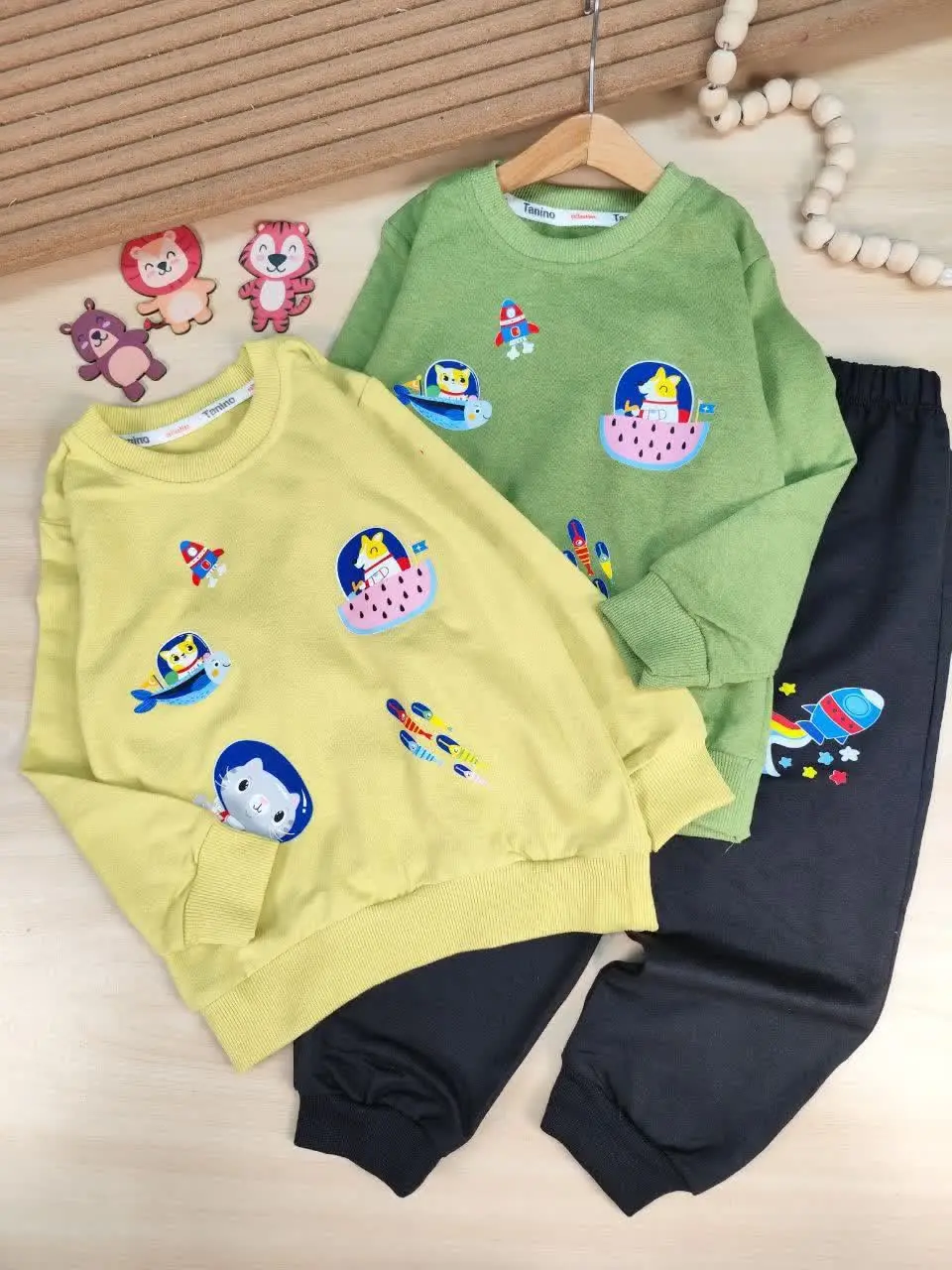 بلوز شلوار گربه فضانورد