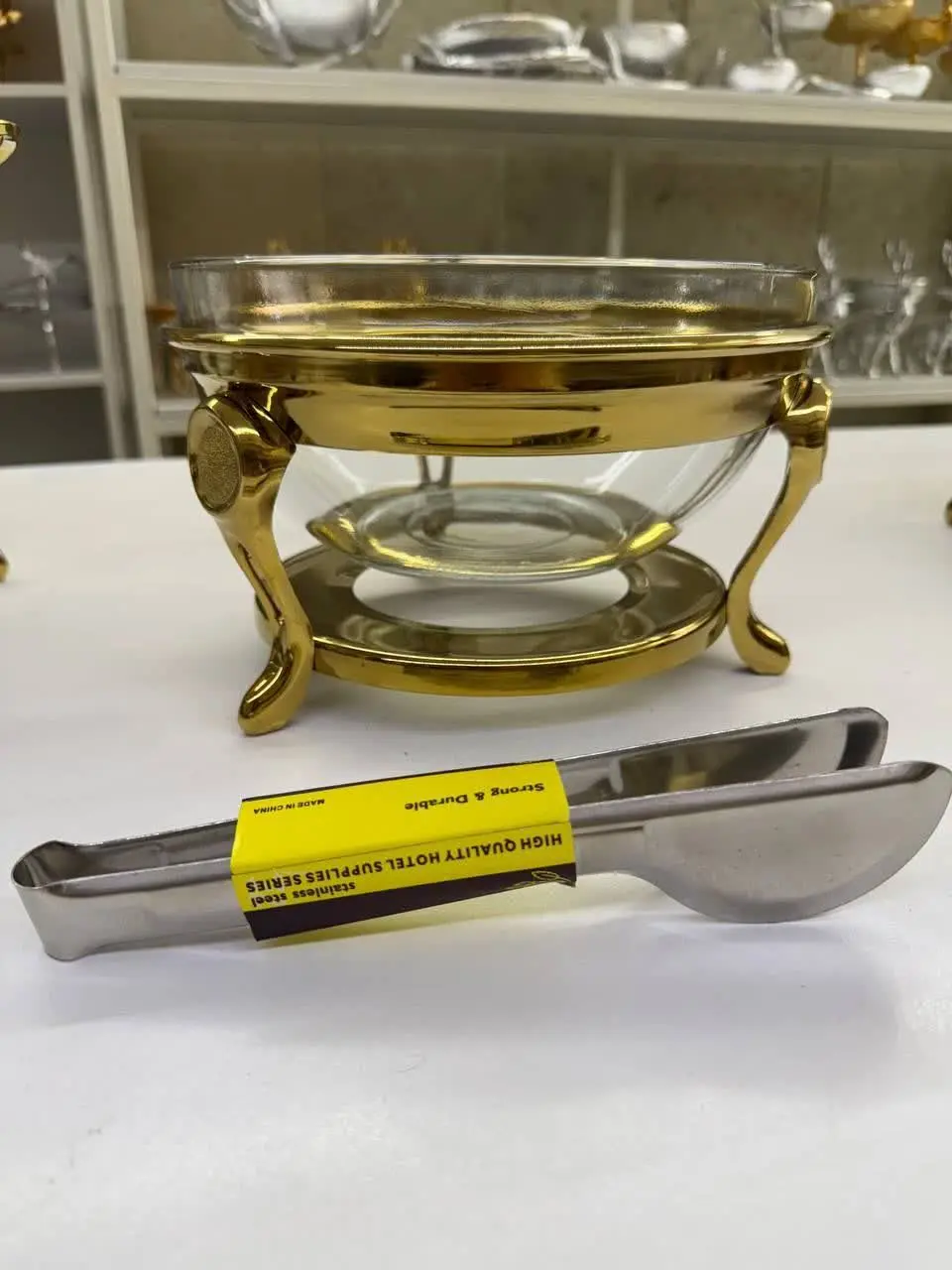 ست سوفله استیل تمام طلایی ۵...