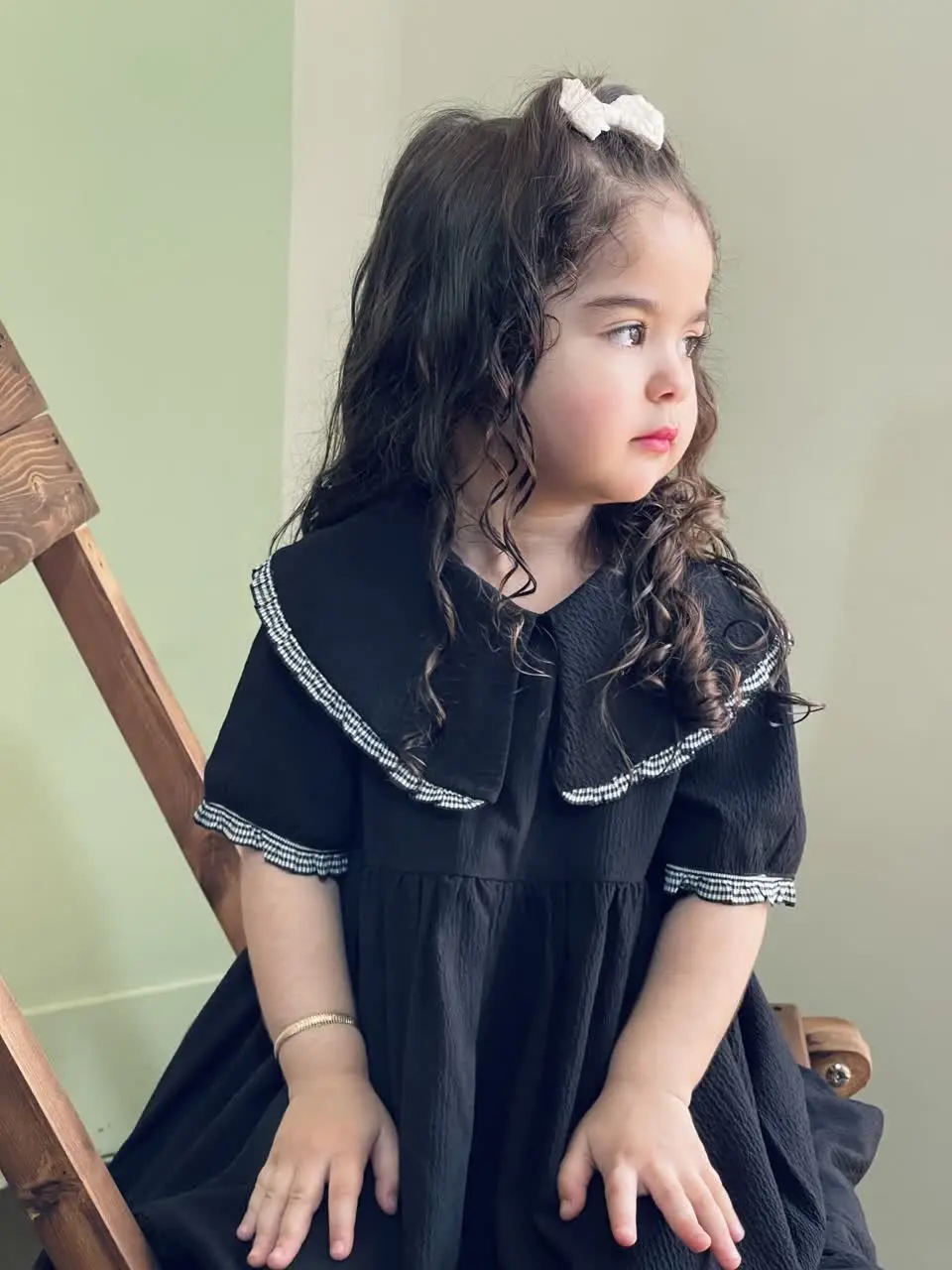 پیراهن عروسکی مشکی😍