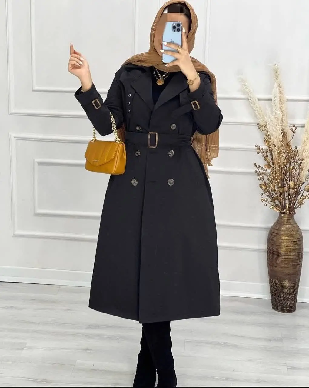 🍃نام: مانتو بارانی صبا❌❌تایم ارسال ۲۵روز کاری ❌❌❌
