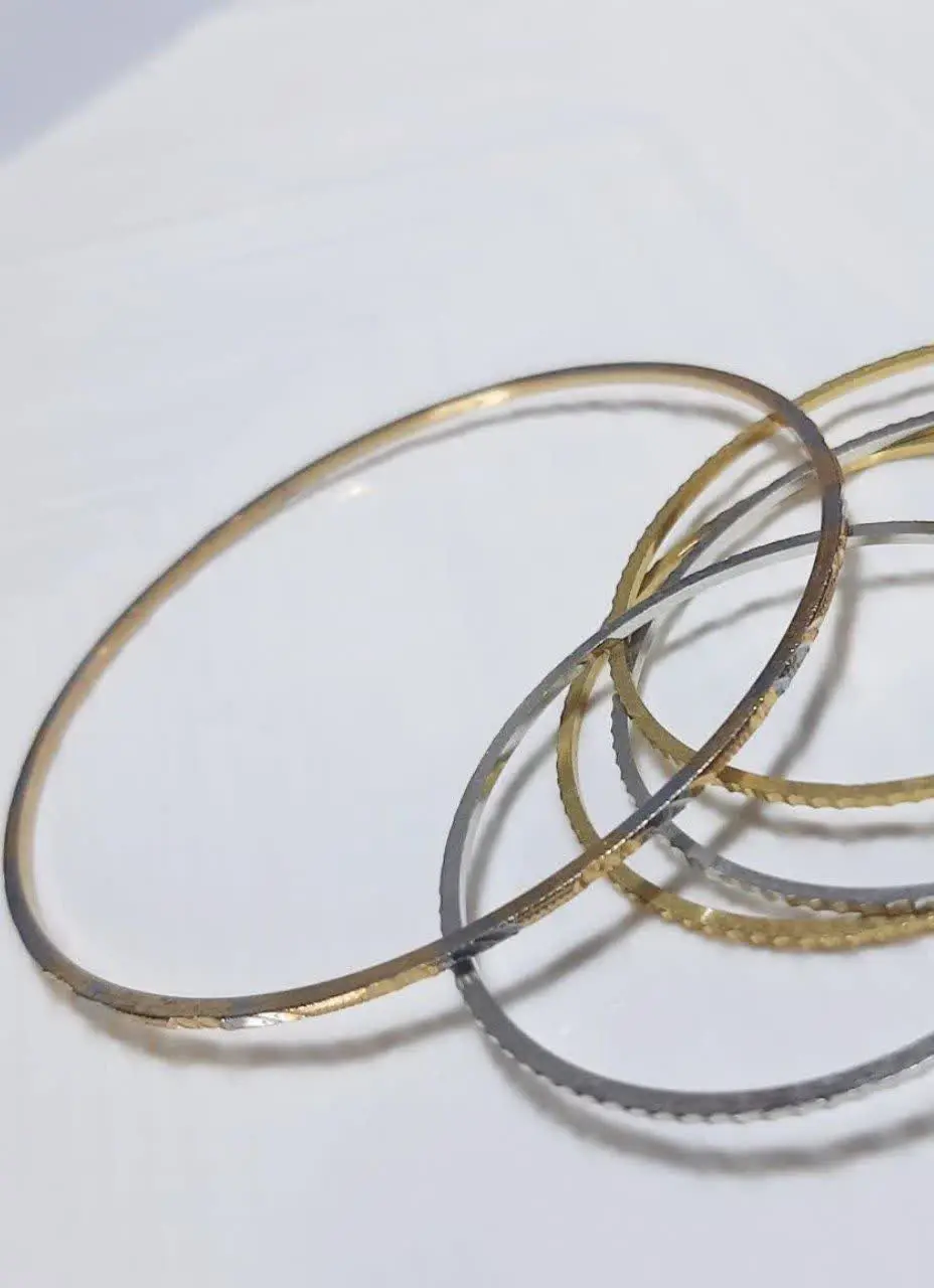 💠 *النگو استیل و رنگ ثابت زنانه *
