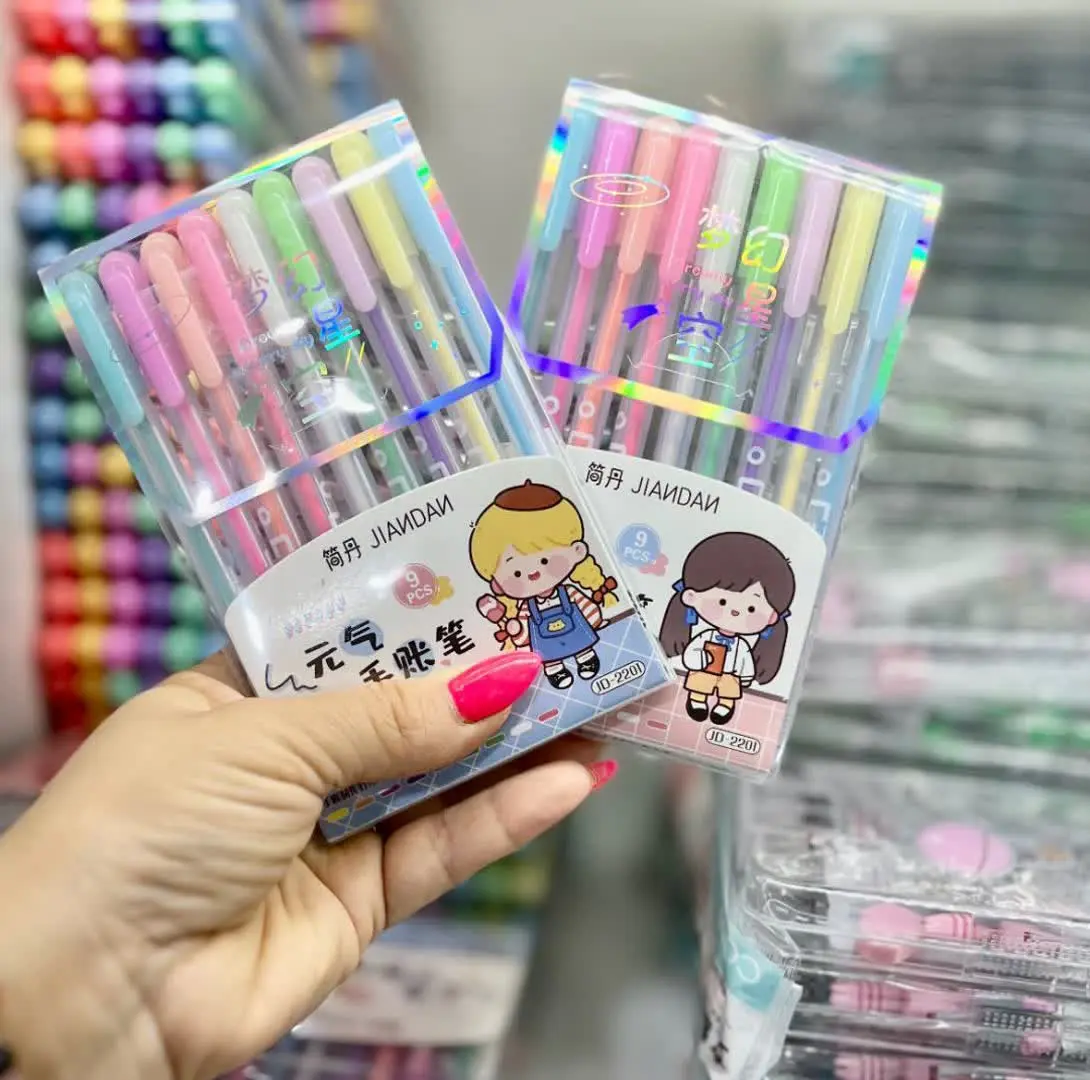 ست خودکار ۹رنگ فسفری 
