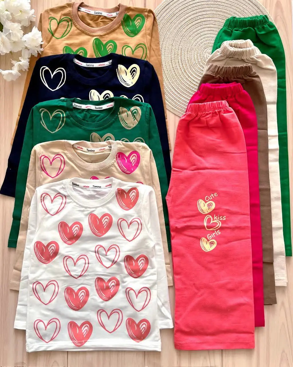 بلوز شلوار قلب ♥️
