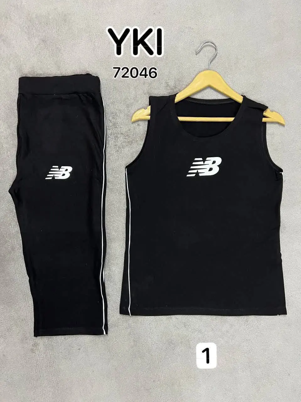 🛑تاپ و شلوارک اسپورت طرح نیوبالانس
