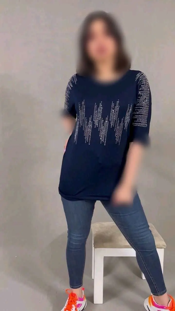 🍀نام: تیشرت نگین آبشاری
