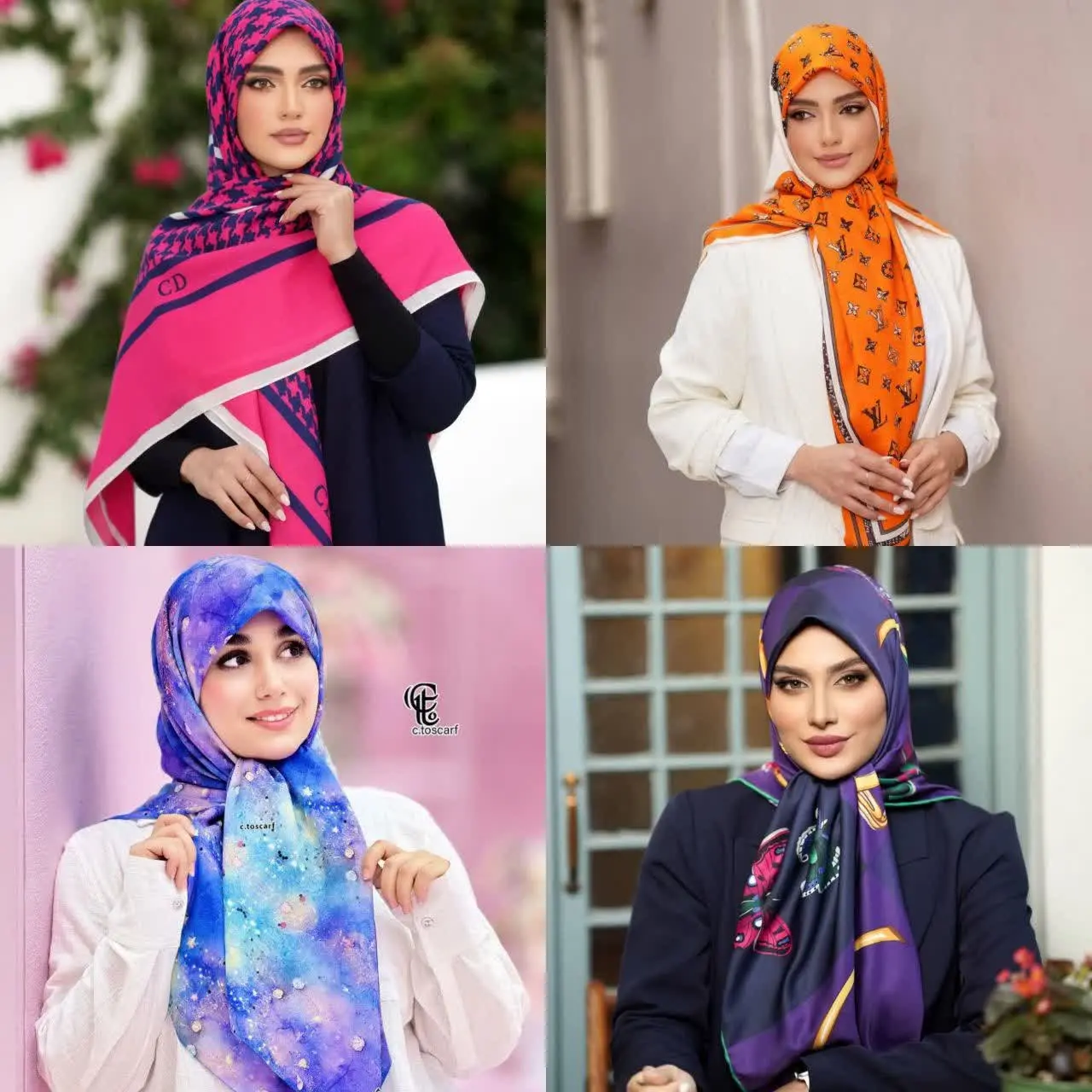 😍روسری برازنده شما پیش ماست🥰 
