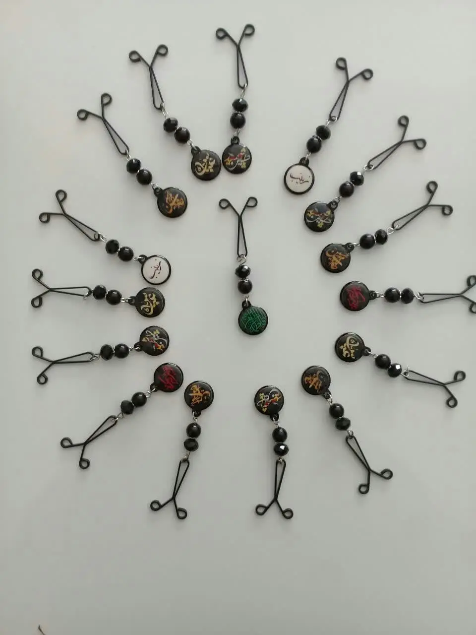 گیره شال و روسری اسامی اهل بیت 
