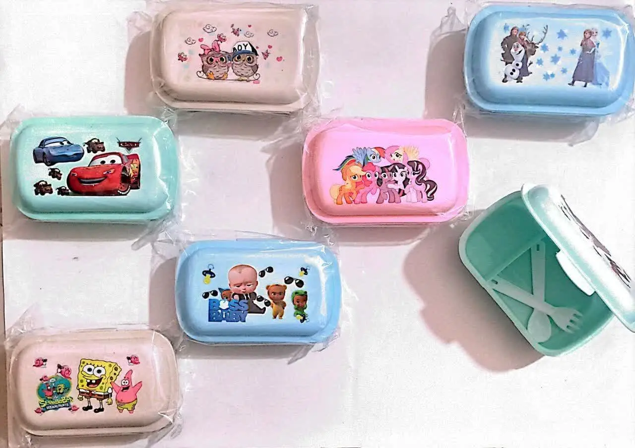 ظرف غذای دو خانه به همراه ق...