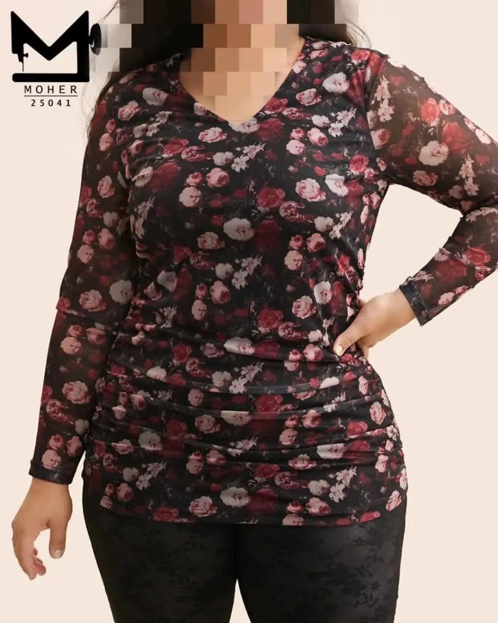 🔸 بلوز گل گلی
