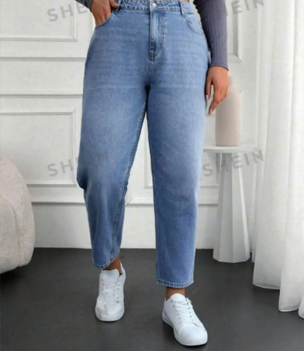 شلوار جین مام استایل در دو رنگ زیبا
