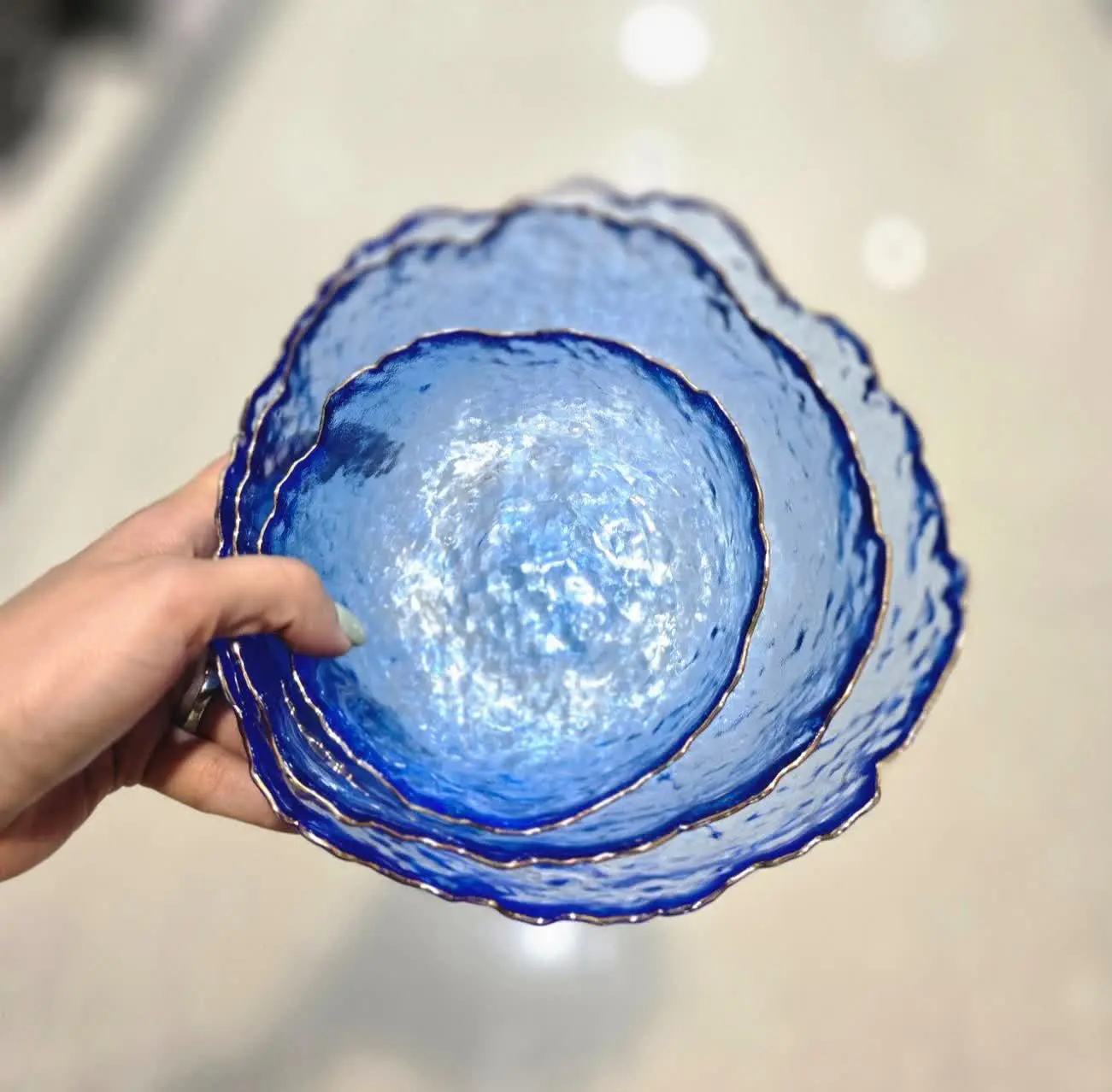 شارژ کاسه های دفرمه سه تایی...