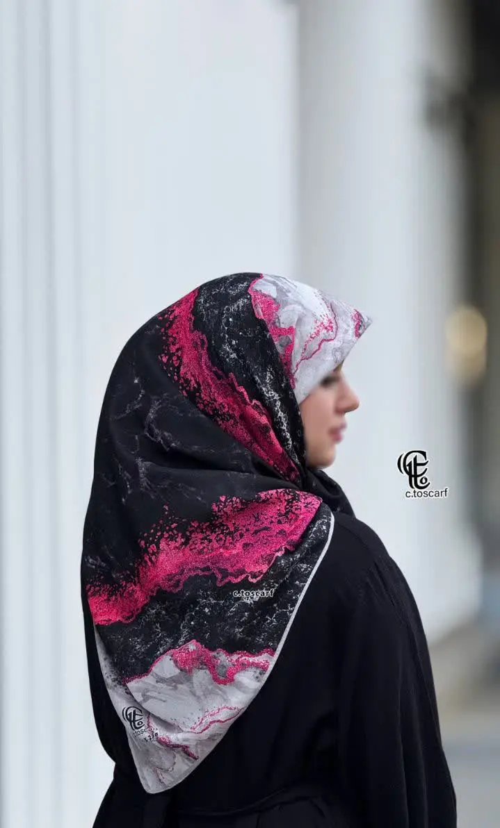 #روسری طرح رزین آبی😊
