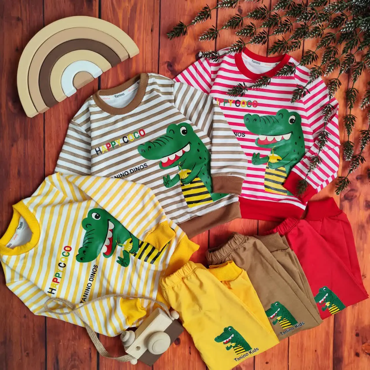 😍ست بلوز و شلوار راه راه تم...