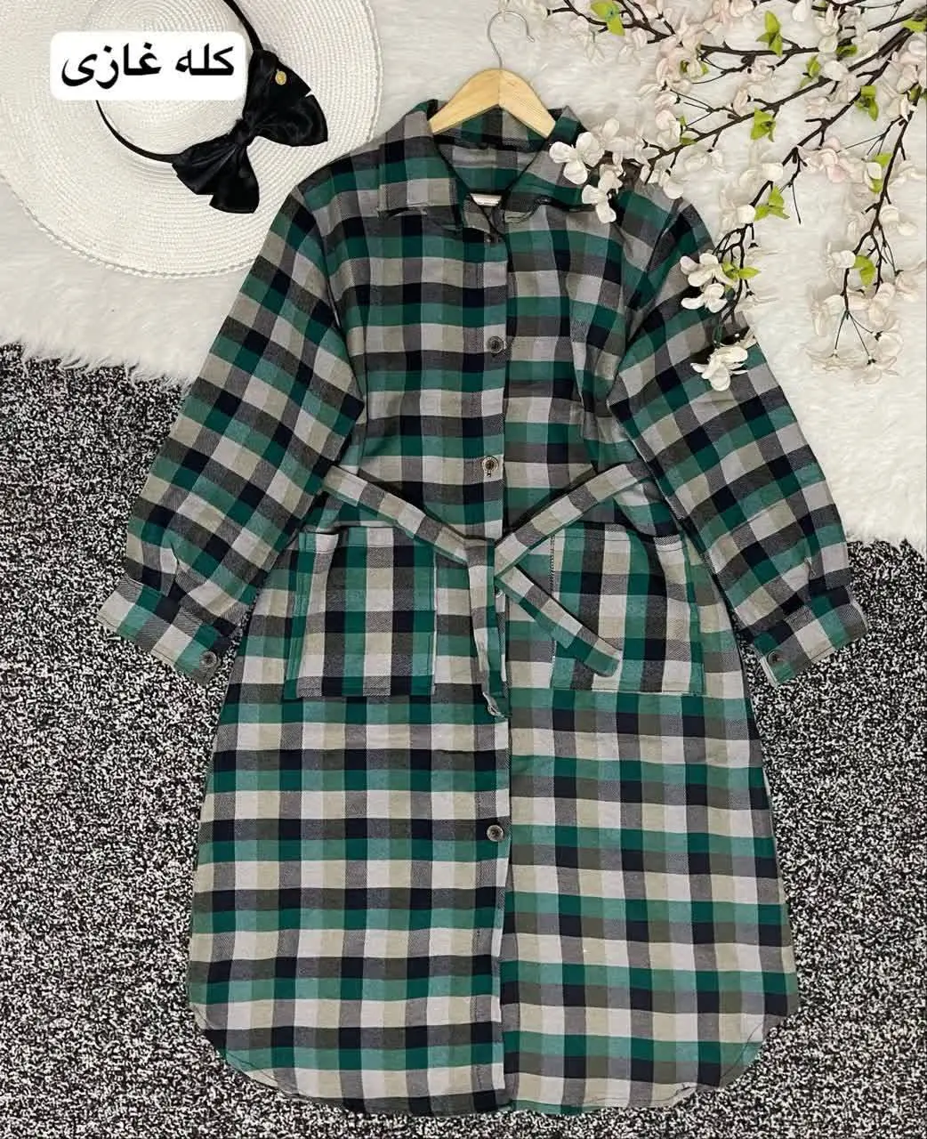 کفتان پشمی جلو دکمه