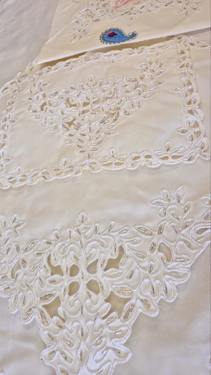 ✔️ سجاده عروس چهارتیکه شامل...