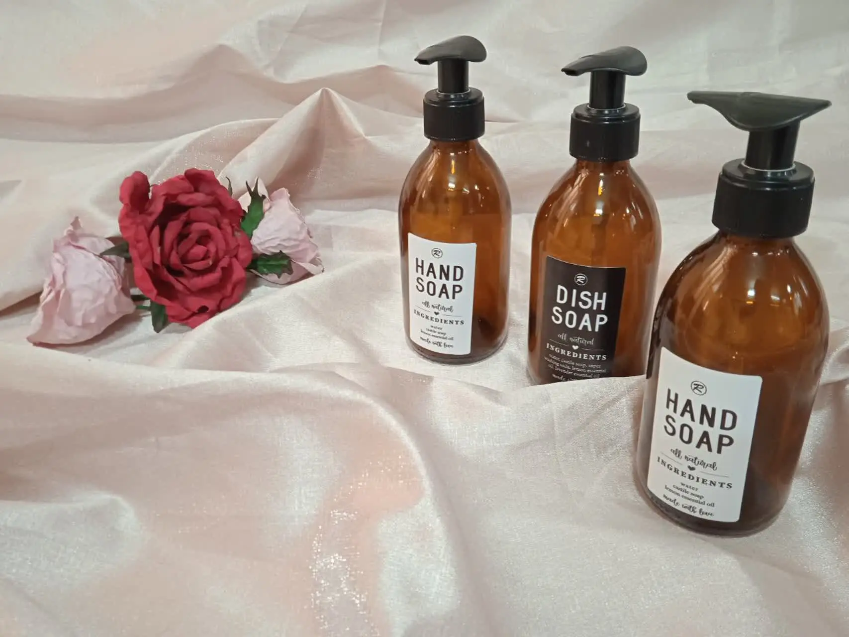 جامایعی شیشه ای پمپ دار سه تا