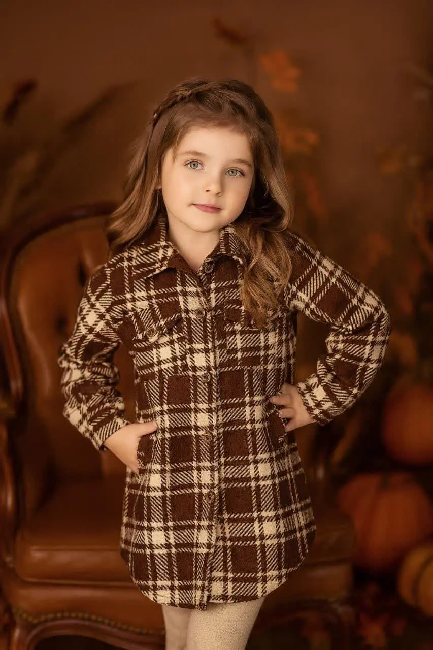 🎄مانتو کشمیر چهارجیب دختران...