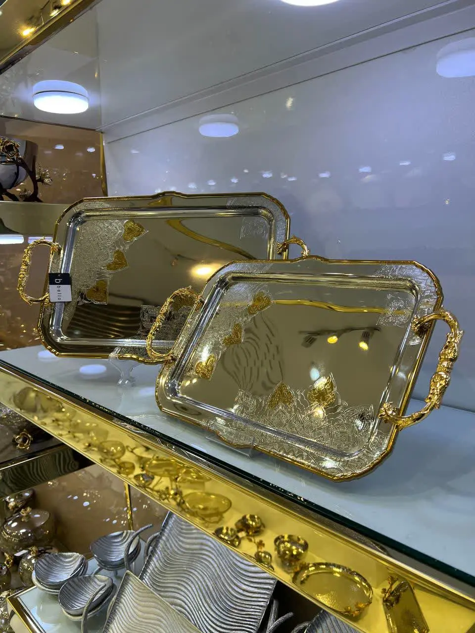 سینی نقره‌ای کد ۶۹۰۹
