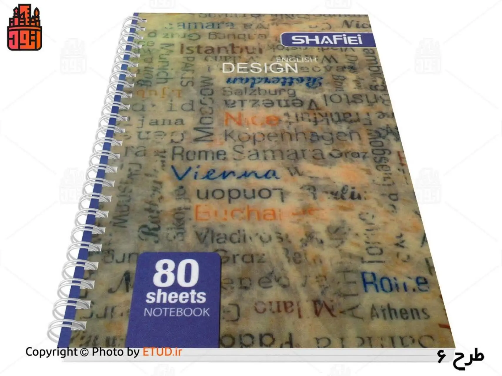 🌈دفتر زبان انگلیسی ۸۰ برگ ف...