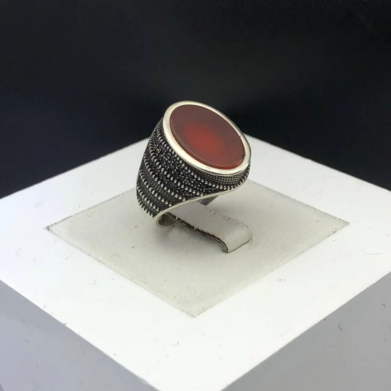 #انگشتر #نقره مردانه مدل رکاب طرح ترک
