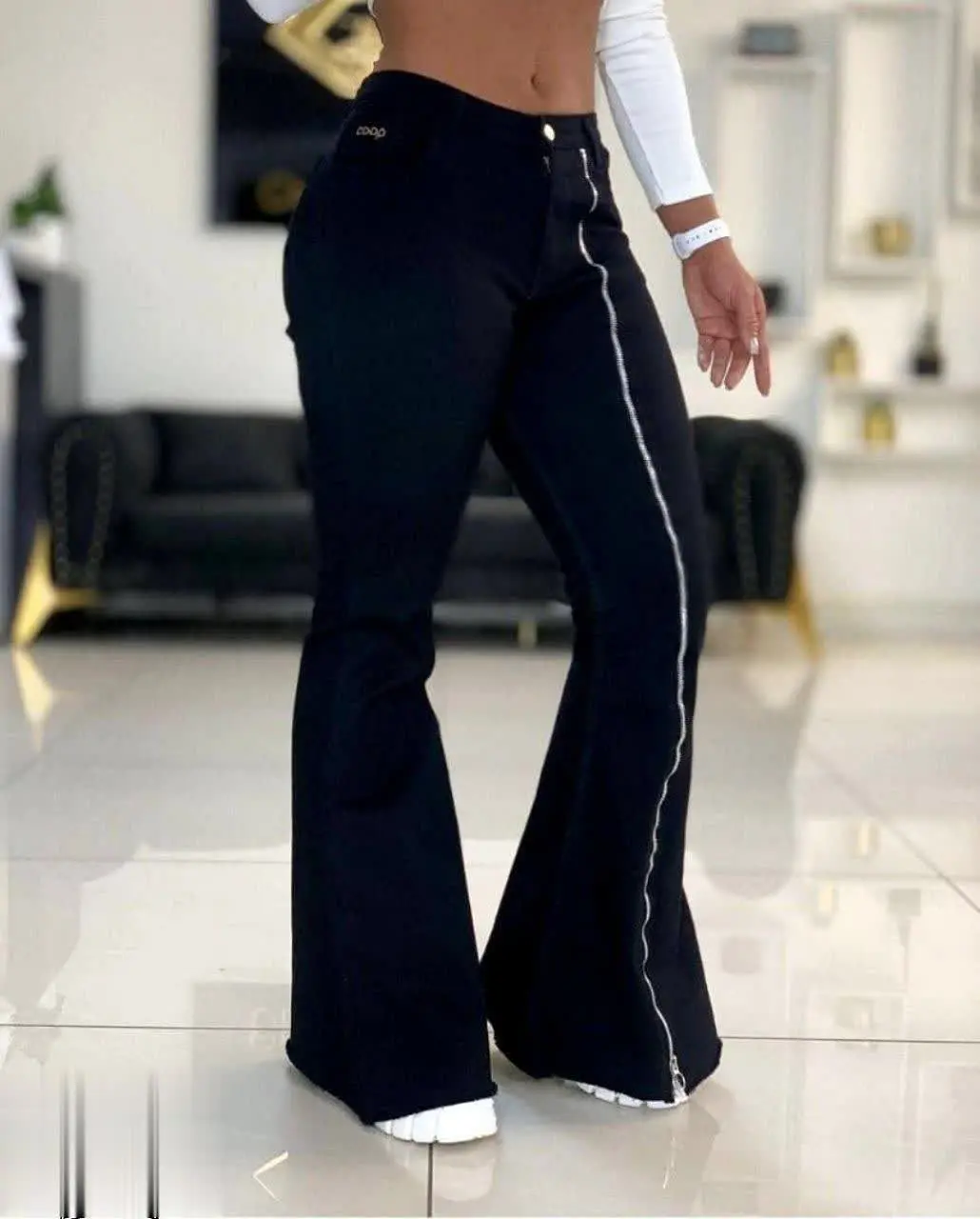 🌹نام: شلوار دمپا یک طرف زیپ سانا
