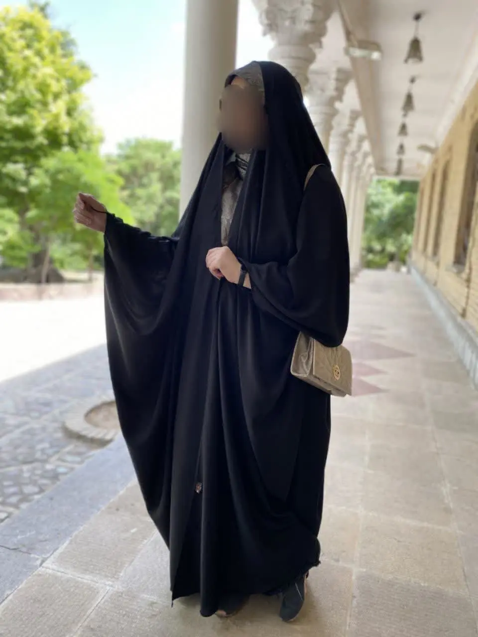 ✅📣 (چادر عربی با پارچه نانو...