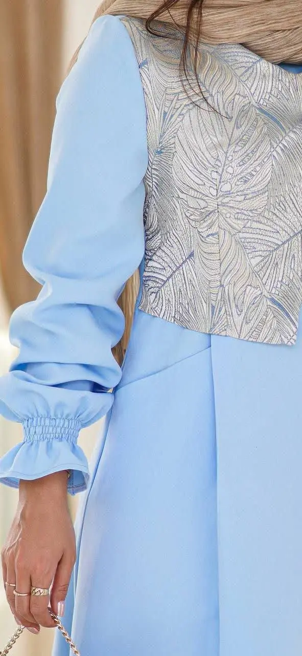 👚نام: مانتو پیراهنی بلند ترکیبی❤️
