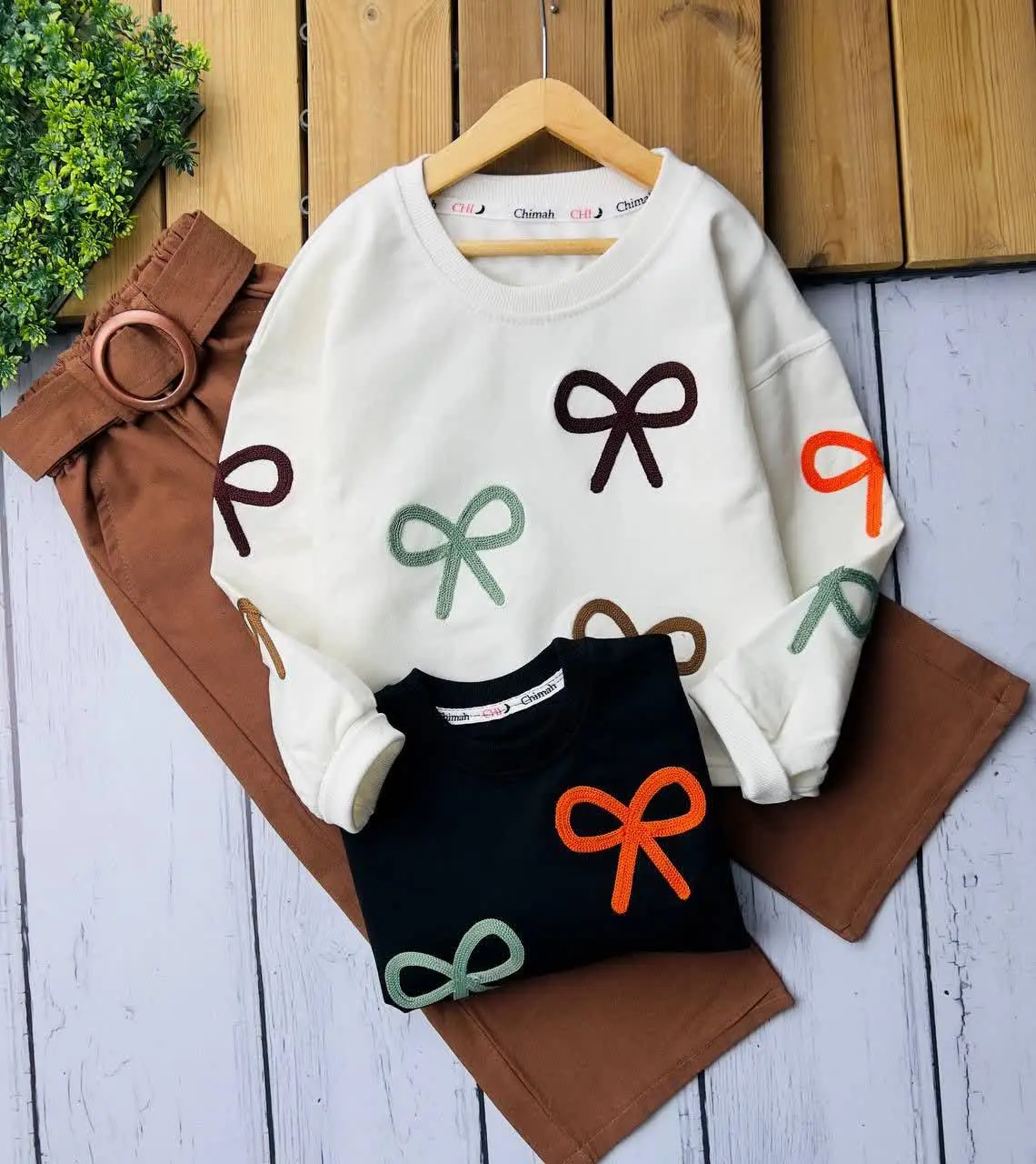 نام: ست پاپیون شنل بافی🎀
