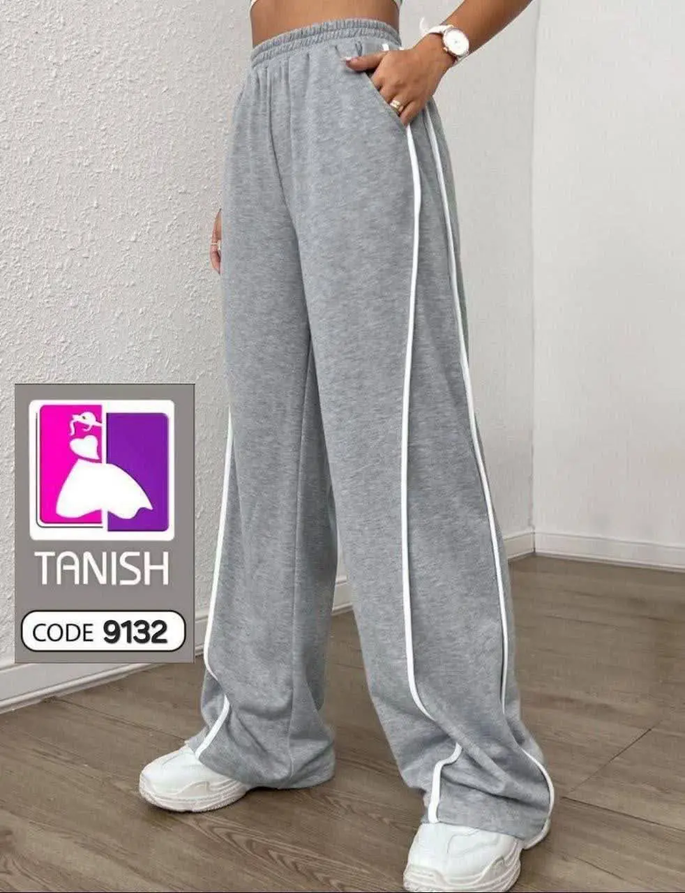 💎 شلوار بگ نوار دوزی شده 💎