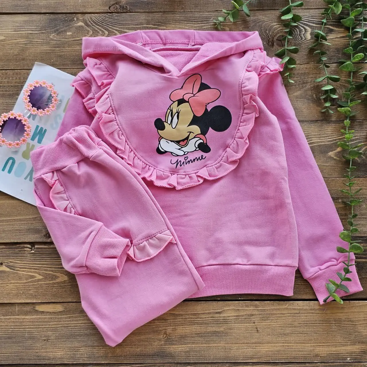 🌸 هودی شلوار دخترانه میکی موس🌸
