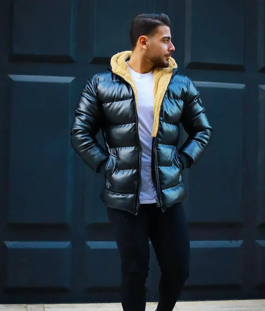 🍃 #کاپشن_چرم شیک و تک🍃
