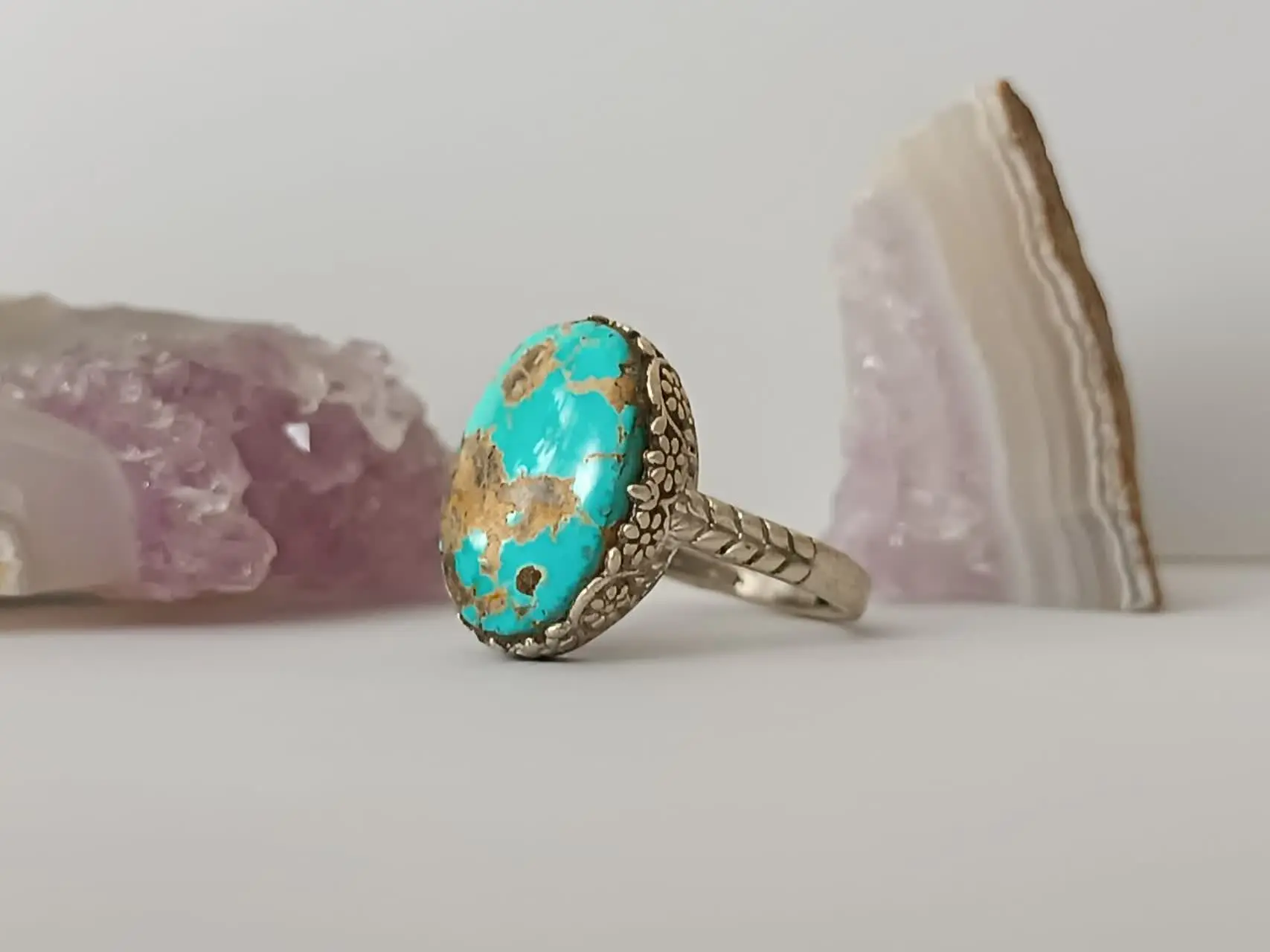 #انگشتر_زنانه_فیروزه_نیشابوری 
