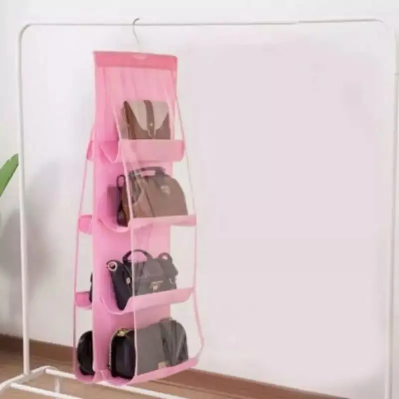 آویز کیف داخل کمد ۴ طبقه مدل خوش
