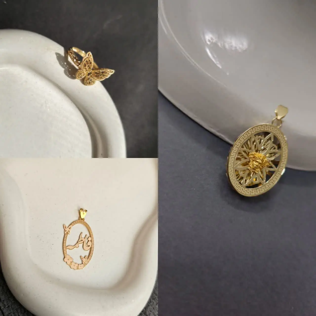 گالری طلای صابری جدیدترین مدل هارو با اجرت کارگاهی برای شما میسازن😊
