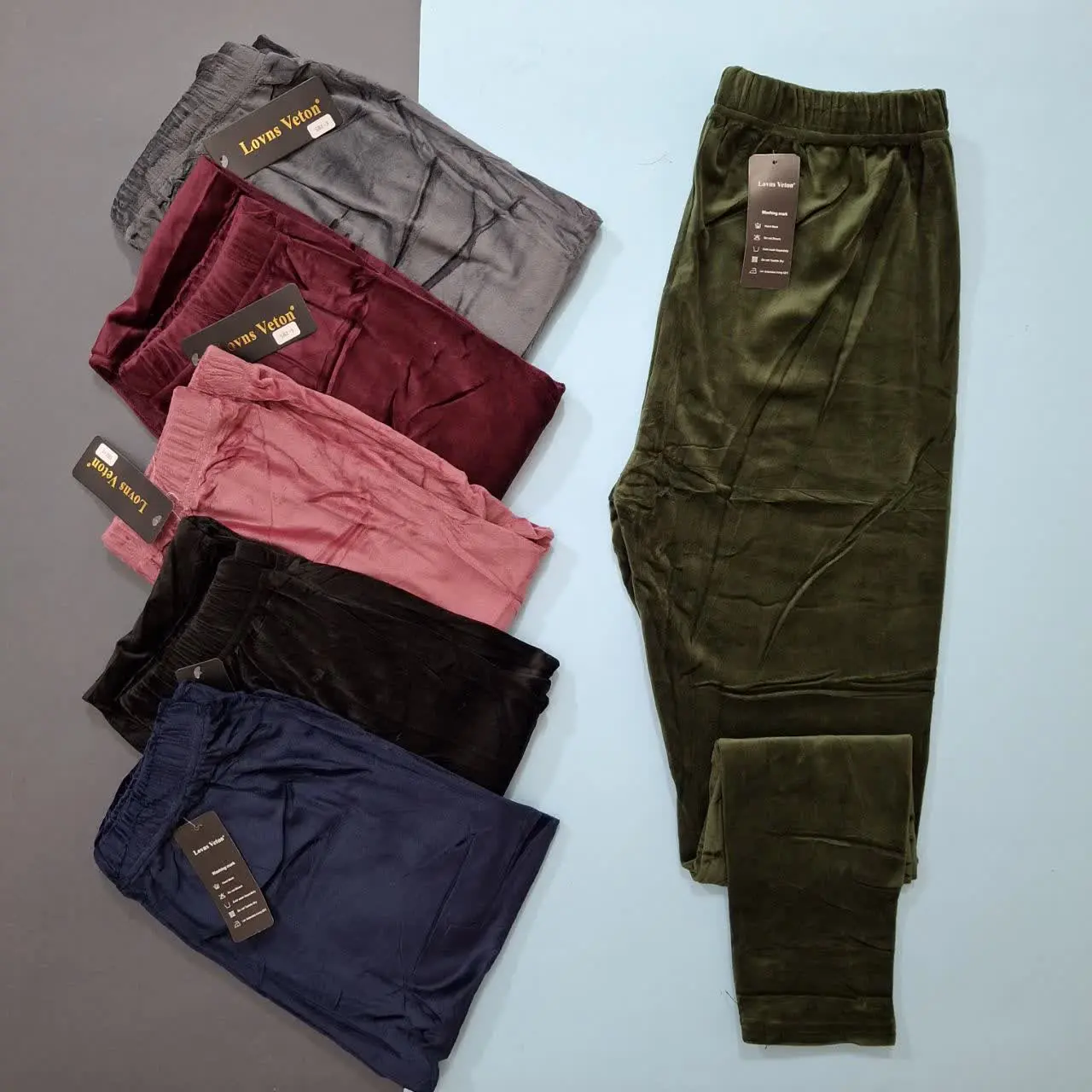 ‌‌ 🔥شلوار مخمل تک رنگ🔥
