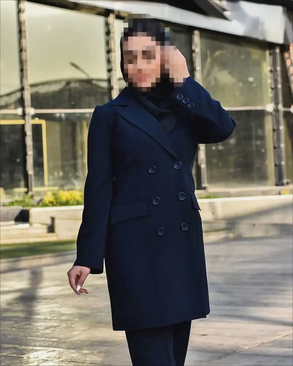 ☔️نام: مانتو و شلوار اداری دامون
