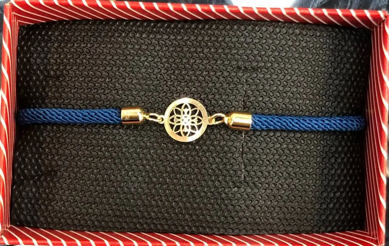 دستبند کنفی مدل دایره ترمه 🏵🪁
