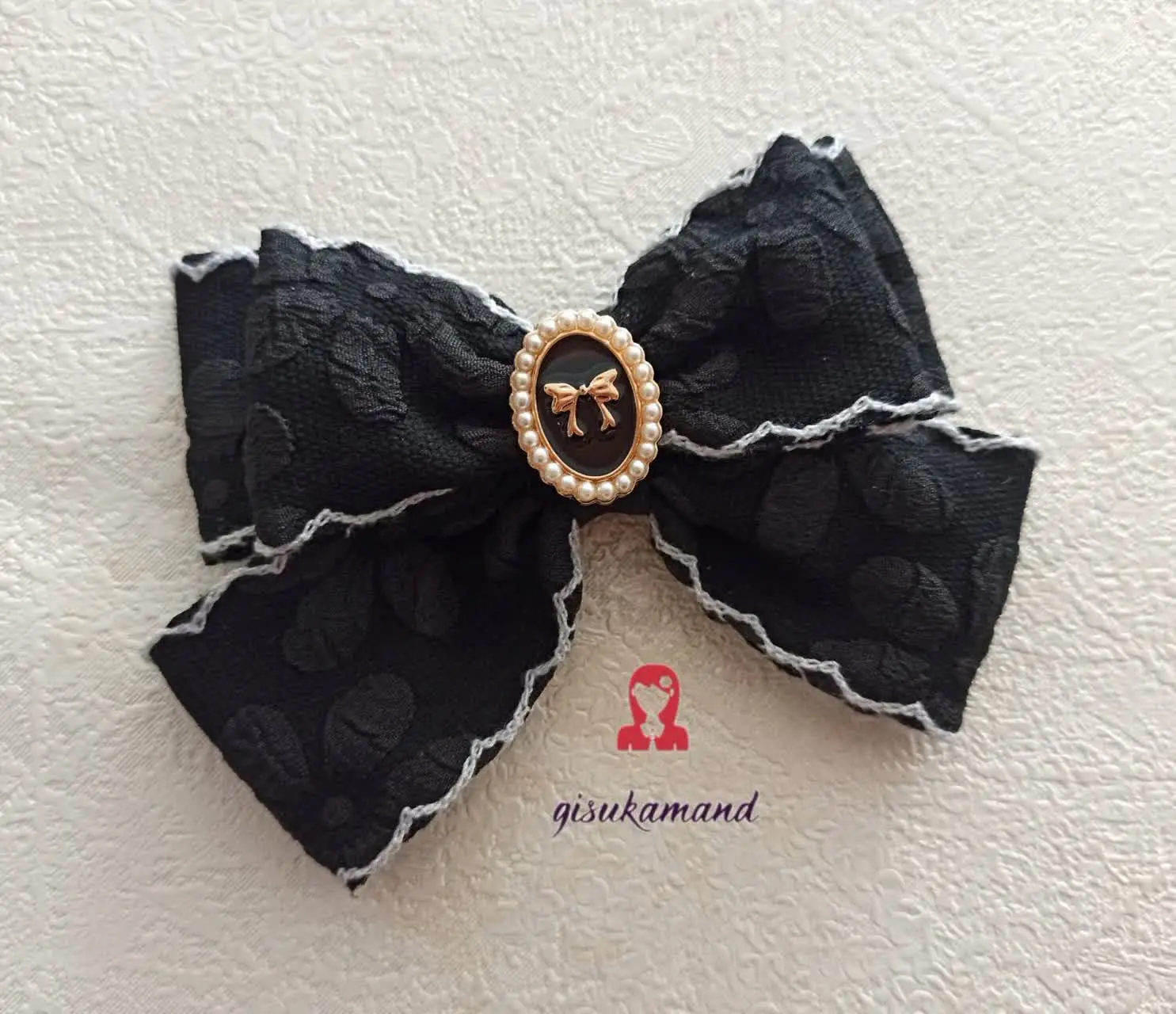 گلسر پاپیون گل برجسته
