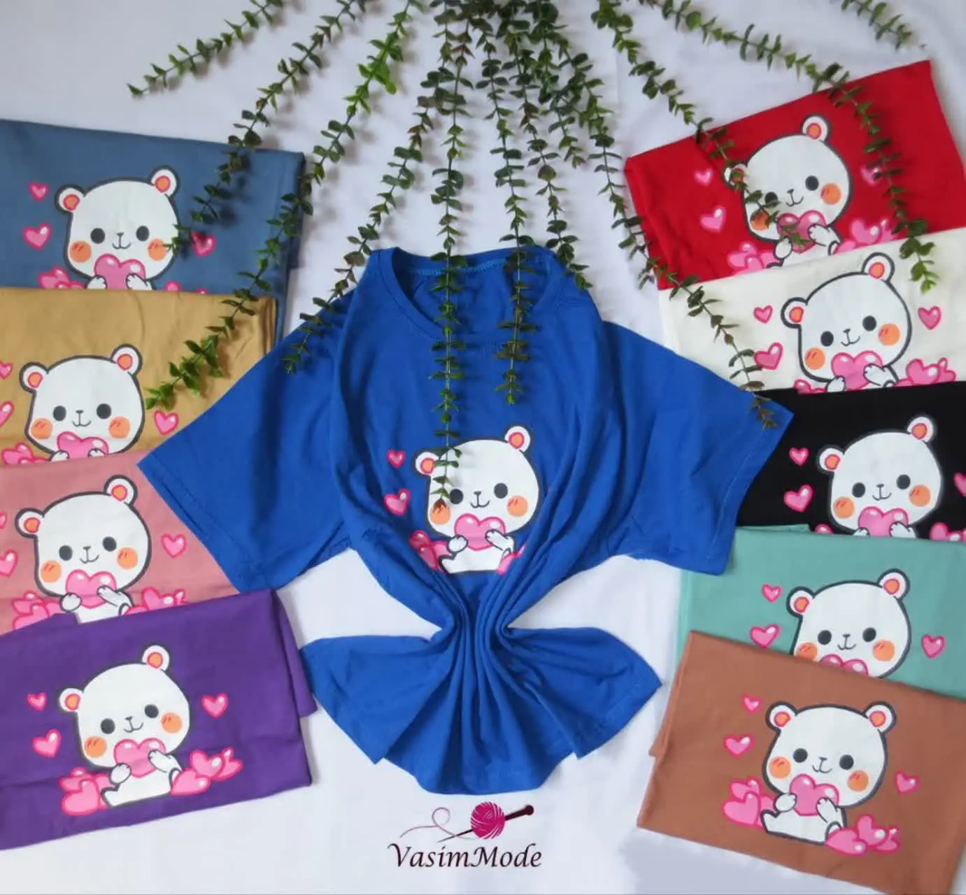 کراپ خرسی امون فقط طوسی آبی...