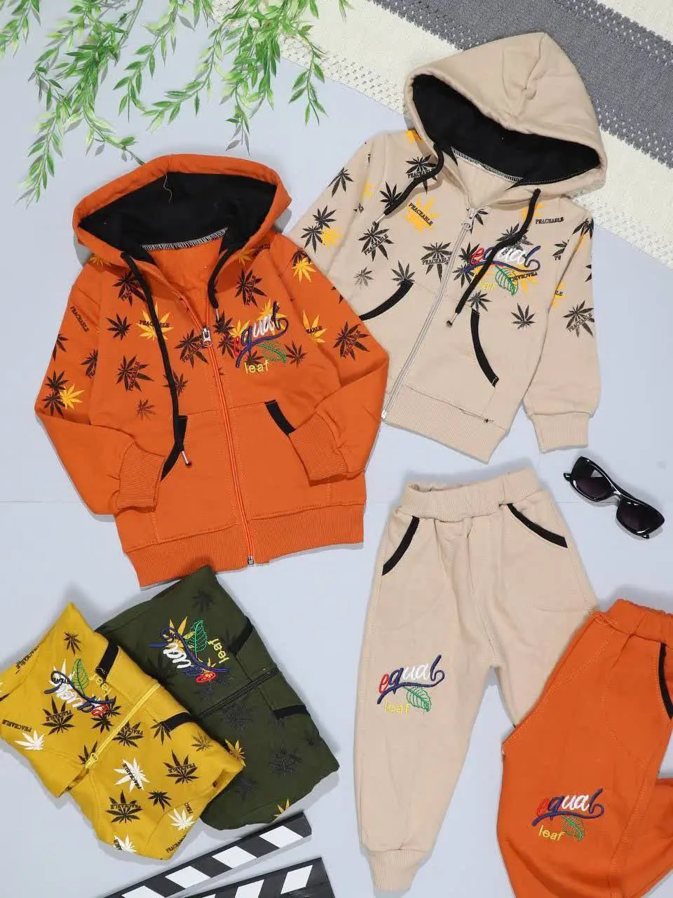 👫سویشرت و شلوار دورس گلدوزی...