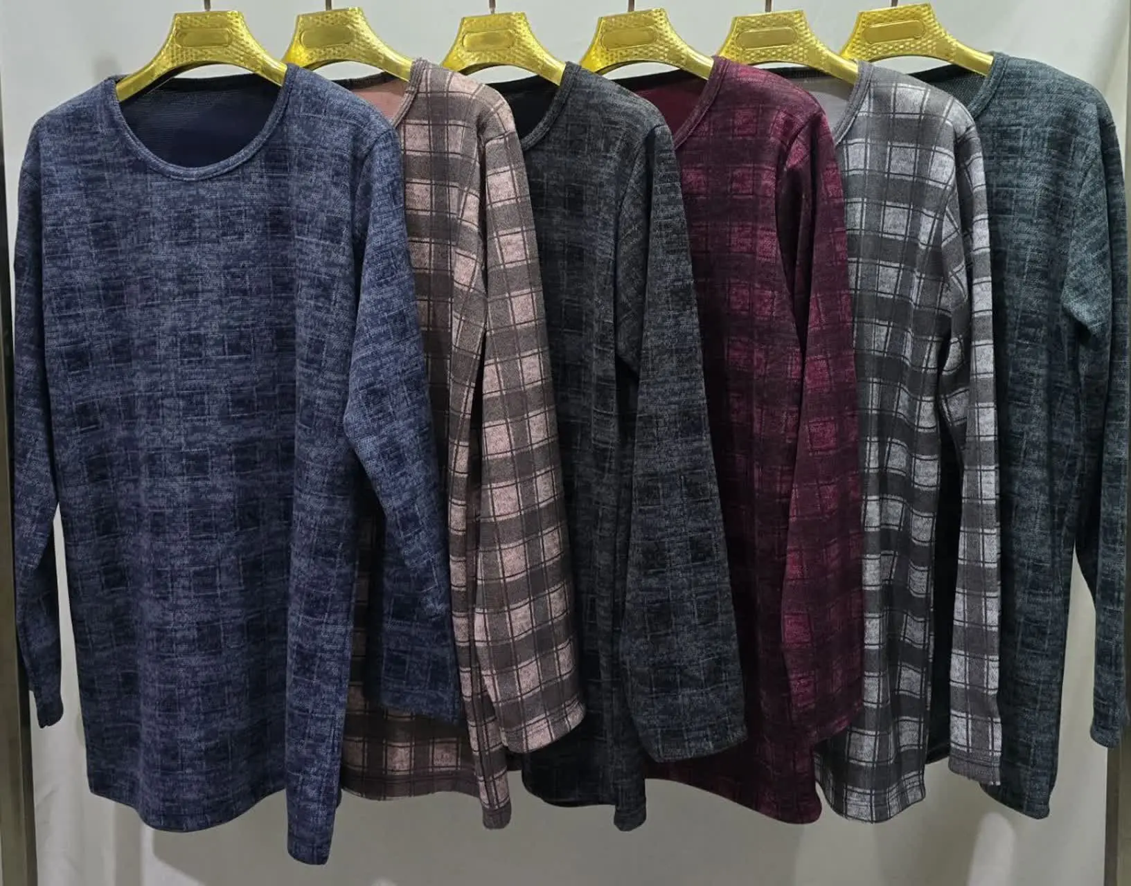 بلوز آستین بلند موهر طرح دار