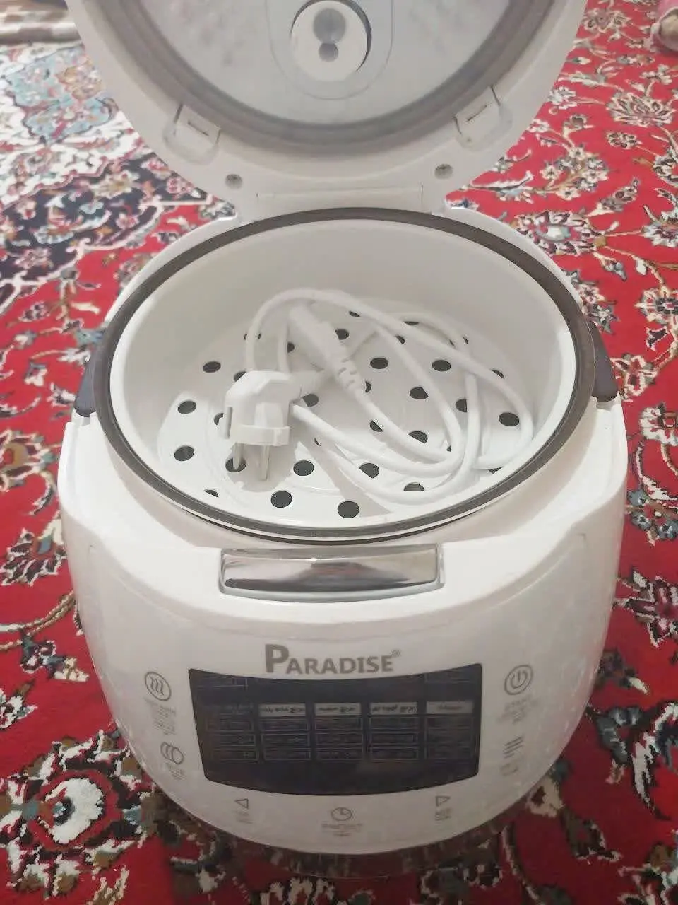 پلوپز پارادایس جنسش عالیه۱۹ کاره کیک ماست پلو سوپ کارایش زیاده شاید دوبار بیشتر باهاش کارنکردم کارتون هم داره
