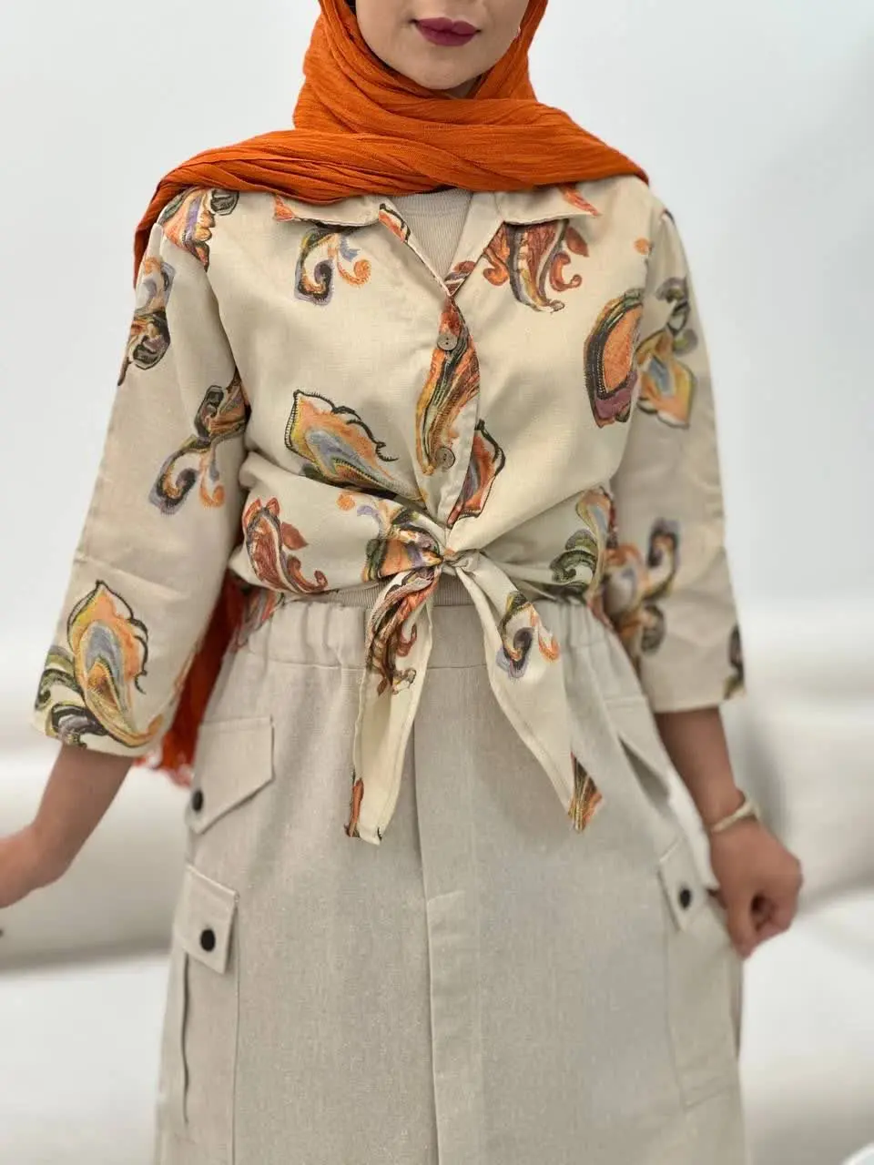 نام: شومیز گره‌ای
