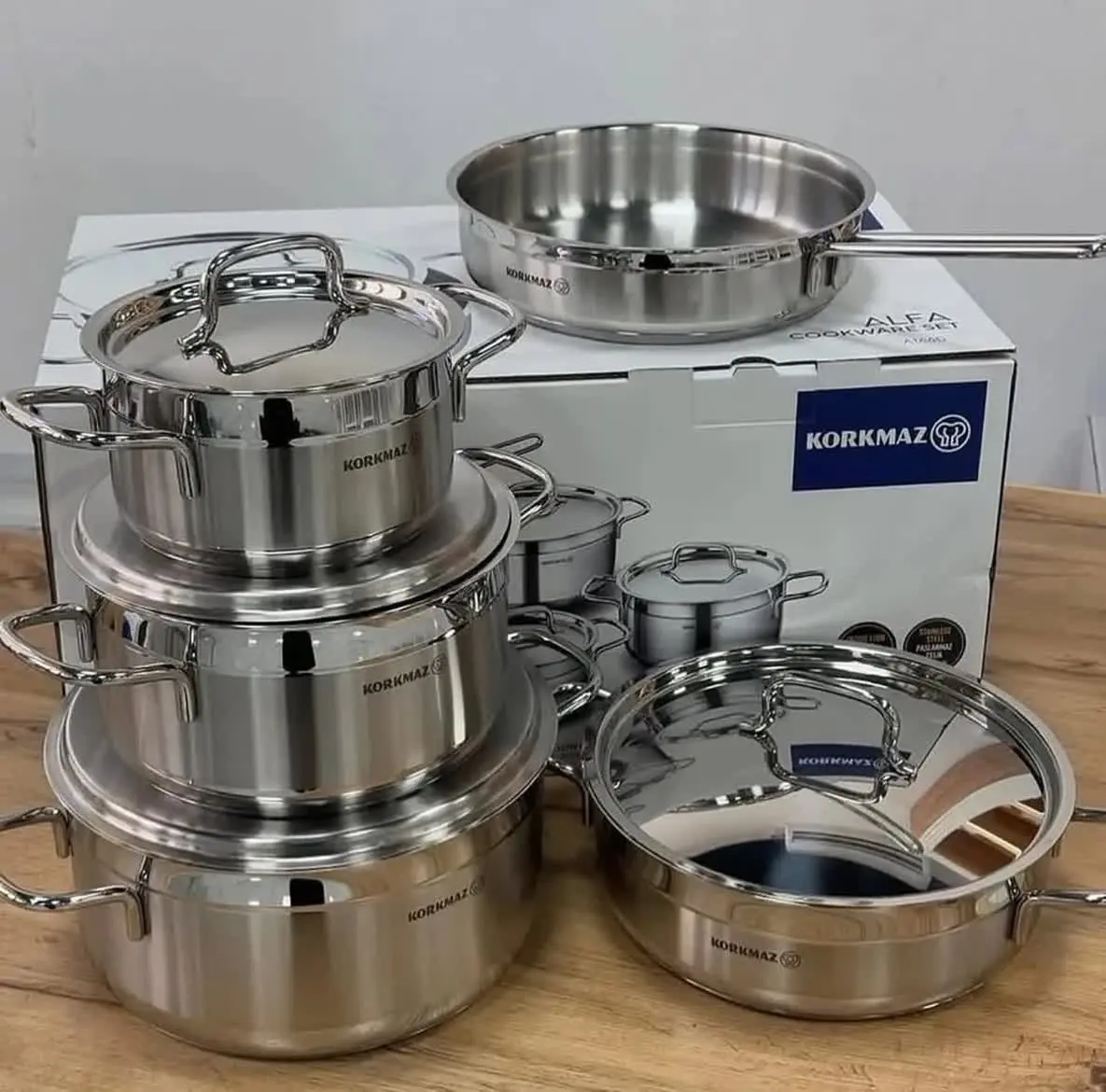 💥سرویس قابلمه ۹پارچه استیل...