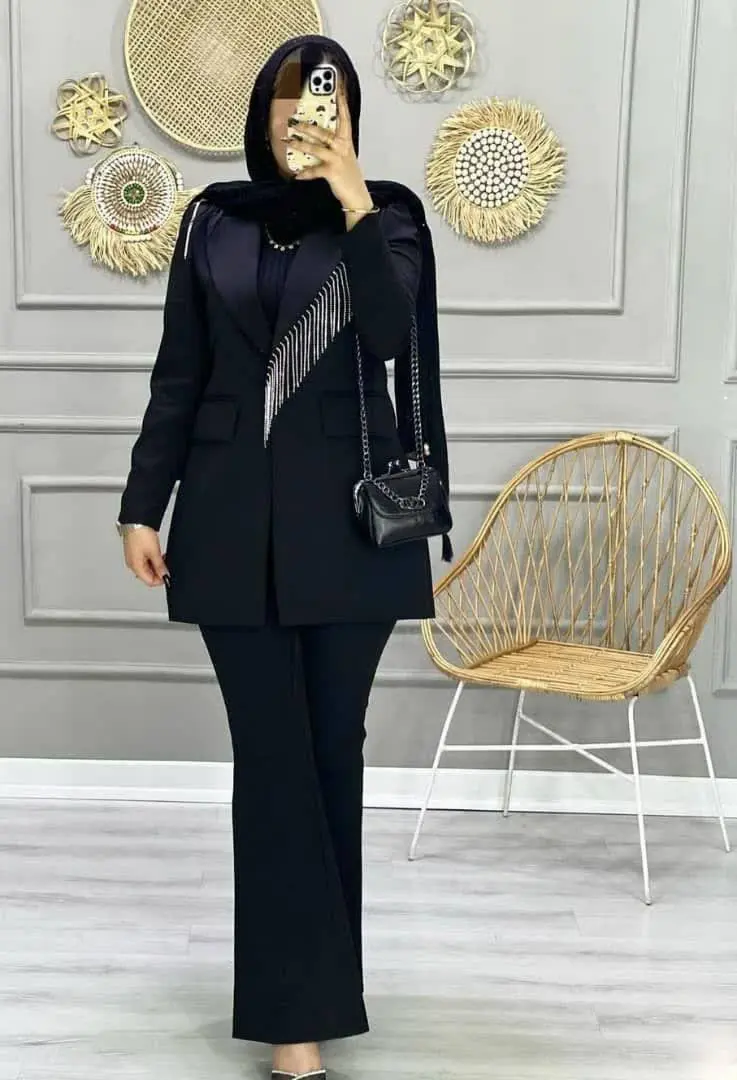 💫نام: کت شلوار زنجیری ملورین✨
