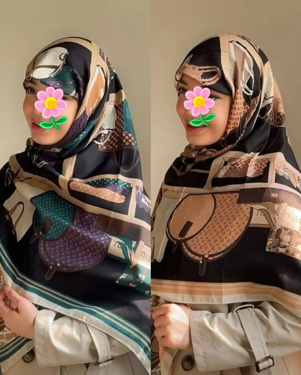 سیا اسکارف جدید طرح کیف