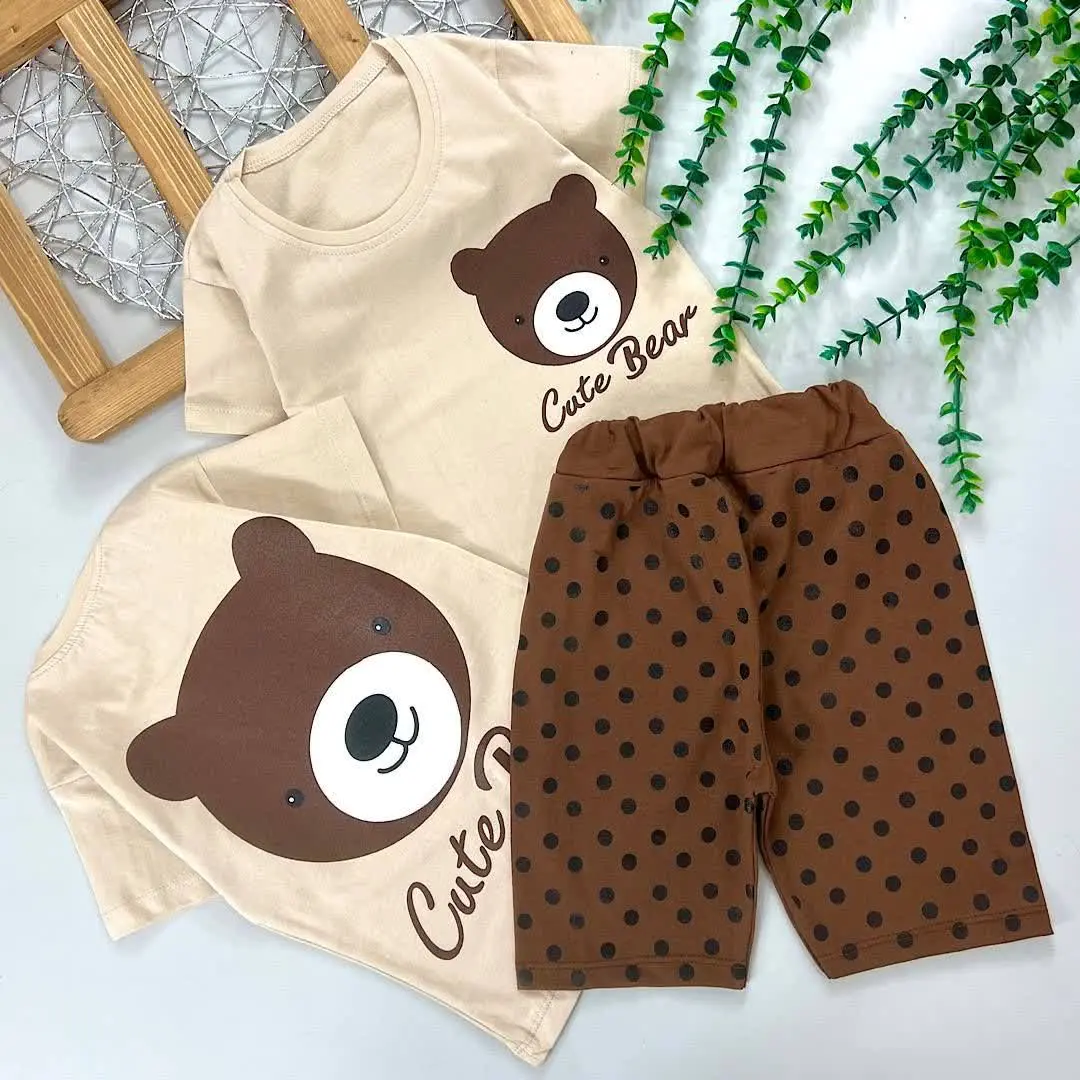 تیشرت شلوارک خرسی 
