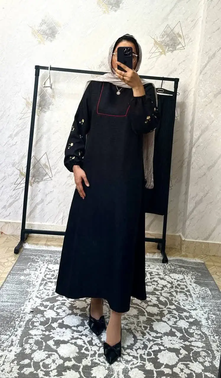 👚نام: پیراهن شانتون گلدوزی
