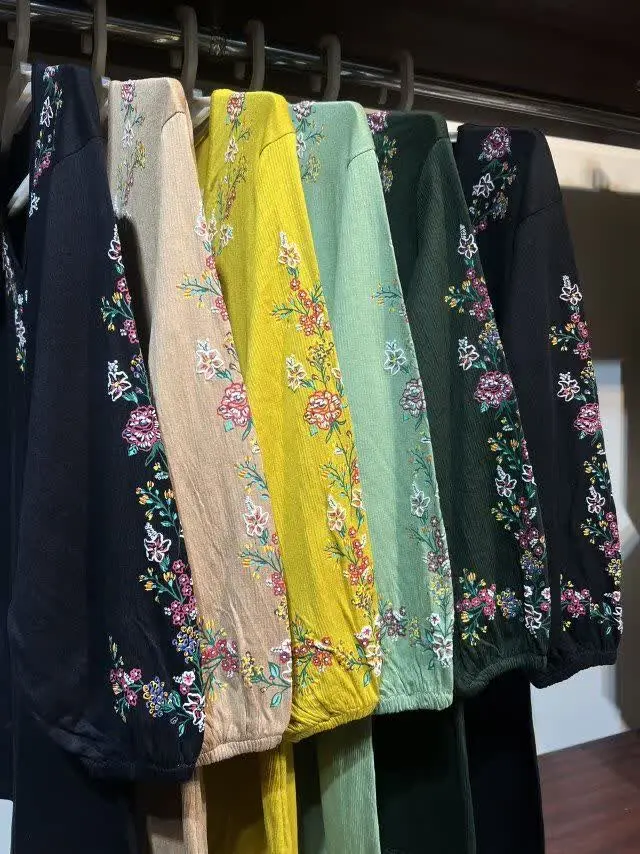 مدل: #بلوز_چاپی_آستین_۳ربع
