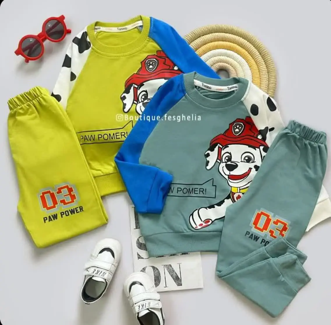 ست محبوب و کارتنی سگ نگهبان😍
